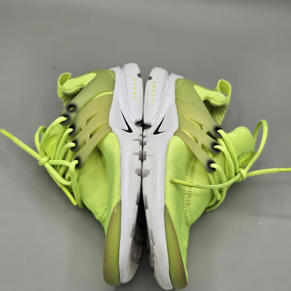 Nike Presto Neon Yellow Kids Sz 12 Boys Sneakers Shoes Slip On Easy Play Stained